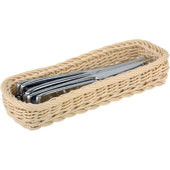 APS Polypropylene Rectangular Rattan Basket URO CF301