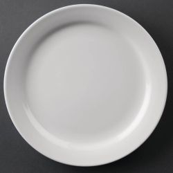 Athena Hotelware Narrow Rimmed Plates 165mm (Pack of 12)