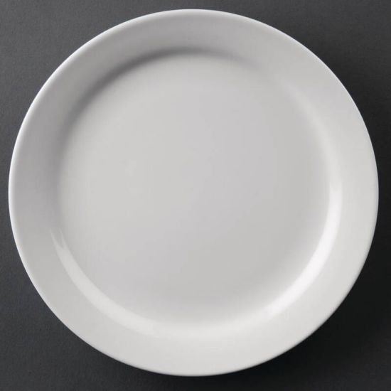 Athena Hotelware Narrow Rimmed Plates 165mm Box of 12 URO CF360