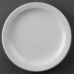 Athena Hotelware Narrow Rimmed Plates 205mm (Pack of 12)