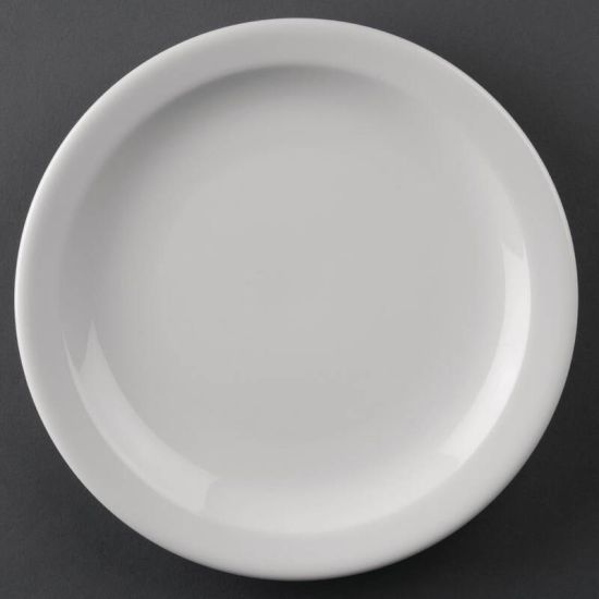 Athena Hotelware Narrow Rimmed Plates 205mm Box of 12 URO CF362