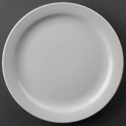 Athena Hotelware Narrow Rimmed Plates 226mm (Pack of 12)