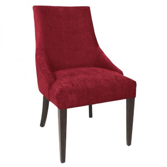 Bolero Dark Red Finesse Dining Chairs (Pack Of 2) URO CF368