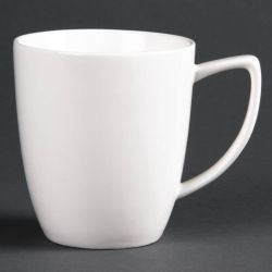 Lumina Fine China Latte Mugs 284ml 10oz (Pack Of 6)
