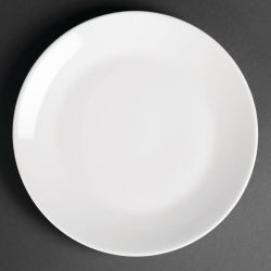 Royal Porcelain Classic White Coupe Plates 210mm (Pack Of 12)