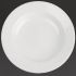 Royal Porcelain Classic White Wide Rim Plates 280mm (Pack Of 12)