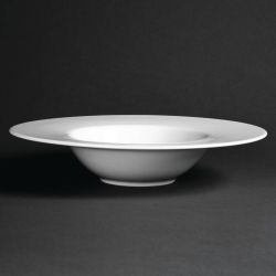 Royal Porcelain Classic White Pasta Plates 280mm (Pack Of 6)