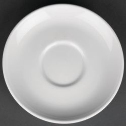Royal Porcelain Classic White Breakfast Saucers 160mm (Pack Of 12)
