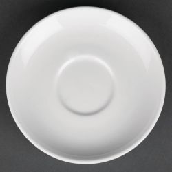 Royal Porcelain Classic White Espresso Cups Saucer 125mm (Pack Of 12)