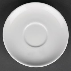 Royal Porcelain Classic White Tea Cup Saucers 150mm (Pack Of 12)