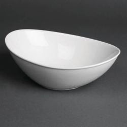 Royal Porcelain Classic White Salad Bowls 200mm (Pack Of 6)