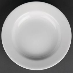 Royal Porcelain Classic White Soup Plates 235mm (Pack Of 12)