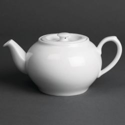 Royal Porcelain Oriental Teapots With Lids 600ml (Pack Of 2)