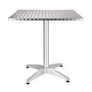 Bolero Square Bistro Table Stainless Steel 700mm