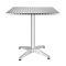 Bolero Square Bistro Table Stainless Steel 700mm