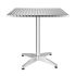 Bolero Square Bistro Table Stainless Steel 700mm
