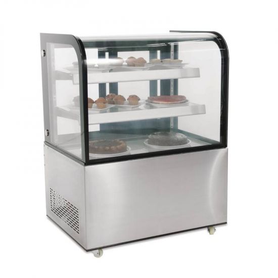Polar Deli Display With Curved Glass 270Ltr URO CG841