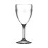 BBP Polycarbonate Wine Glasses 255ml CE Marked At 175ml (Pack Of 12)