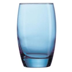 Arcoroc Salto Ice Blue Hi Balls Glasses 350ml (Pack Of 24)