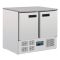 Polar G-Series Double Door Counter Fridge With Marble Work Top 240Ltr