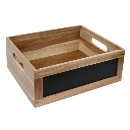 Olympia Bread Crate With Chalkboard 1/2 GN URO CL191