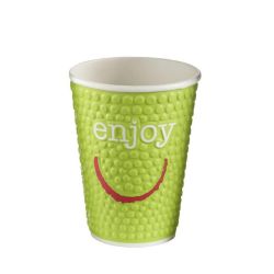 Huhtamaki Enjoy Double Wall Disposable Hot Cups 340ml / 12oz (Pack Of 680)