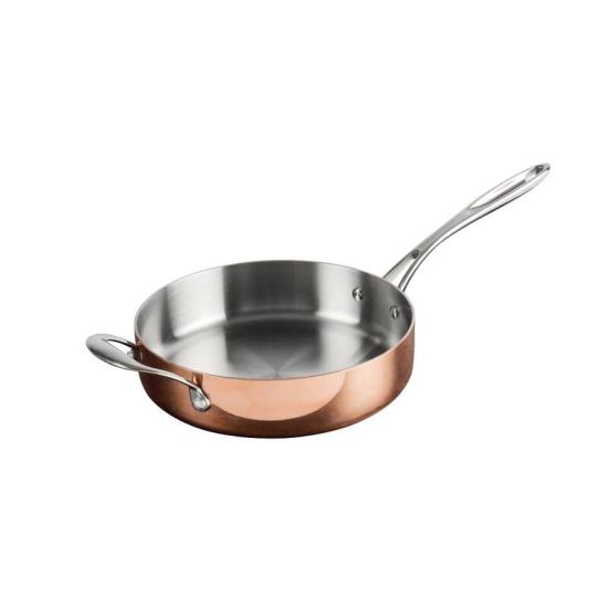 Vogue Tri Wall Copper Saute Pan 240mm URO CM676