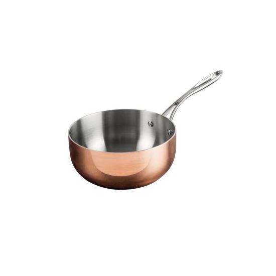 Vogue Tri Wall Copper Flared Saute Pan 200mm URO CM677