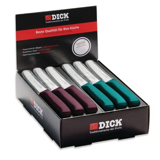 Dick Counter Top 40 Piece Utility Knife Box Purple And Turquoise URO CN557