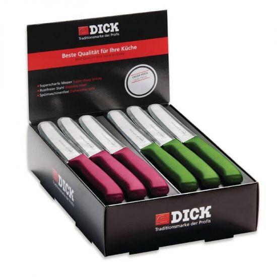 Dick Counter Top 40 Piece Utility Knife Box Pink And Green URO CN558