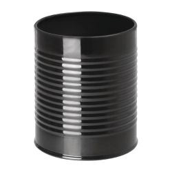 Olympia Galvanised Steel Chip Cup Black Olympia Galvanised Steel Chip Cup Black