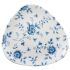 Churchill Vintage Prints Blue Rose Chintz Pattern Triangle Plate 229mm (Pack Of 12)
