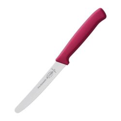 Dick Pro Dynamic Serrated Utility Knife Pink 11cm Dick Pro Dynamic Serrated Utility Knife Pink 11cm