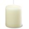 Ivory Pillar Short 3inch Candle (Pack Of 12)