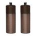 Olympia Copper Wood Salt And Pepper Mill Set (Pack Of 2)