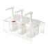 Araven Sauce Dispensers GN 1/9 Transparent 1.5Ltr (Pack Of 3)
