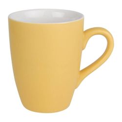 Olympia Matt Pastel Mug Yellow 340ml (Pack Of 6)