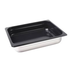 Vogue Heavy Duty Stainless Steel Non Stick Gastronorm Pan 1/2 65mm