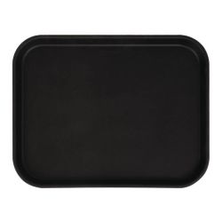 Cambro Camtread Fibreglass Rectangular Non-Slip Tray Black 457mm Cambro Camtread Fibreglass Rectangular Non-Slip Tray Black 457mm