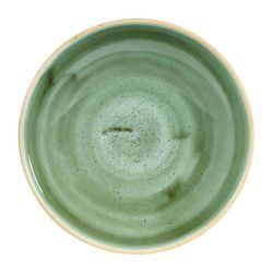 Churchill Stonecast Round Coupe Bowls Samphire Green 182mm (Pack Of 12)