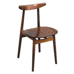Fameg Walnut Cowhorn Side Chair (Pack Of 2) Fameg Walnut Cowhorn Side Chair (Pack Of 2)