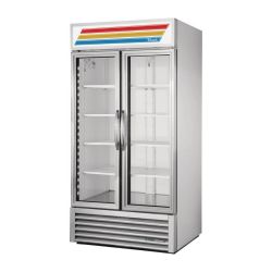 True 2 Glass Door 991L Upright Display Fridge Aluminium GDM-35HC-TSL01 True 2 Glass Door 991L Upright Display Fridge Aluminium GDM-35HC-TSL01