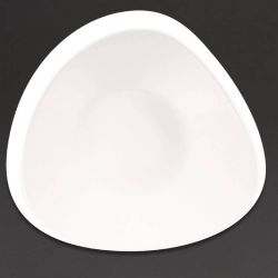 Churchill Lotus Triangular Shallow Bowls White 238mm (Pack Of 12)