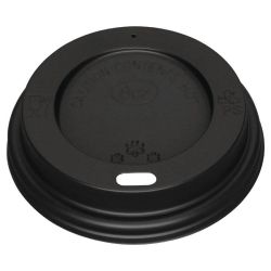 Fiesta Disposable Coffee Cup Lids Black 225ml / 8oz (Pack Of 1000)
