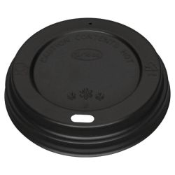 Fiesta Disposable Coffee Cup Lids Black 340ml / 12oz And 455ml / 16oz (Pack Of 1000)