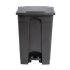 Jantex Kitchen Pedal Bin Black 45Ltr