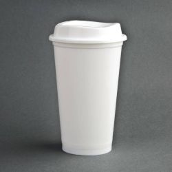 Olympia Polypropylene Reusable Coffee Cups 16oz (Pack Of 25) Olympia Polypropylene Reusable Coffee Cups 16oz (Pack Of 25)