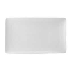 Utopia Pure White Rectangular Plates 210 X 350mm (Pack Of 6)