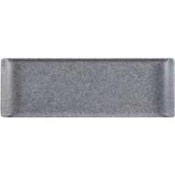Churchill Melamine Rectangular Trays Granite 560mm (Pack Of 4)