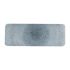 Churchill Raku Rectangular Tiles Topaz Blue 140 X 376mm (Pack Of 4)